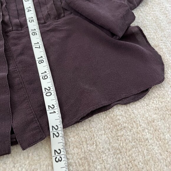 Vintage 1980s MaxMara Pura Seta Silk Blouse Top 2 - Picture 5 of 10